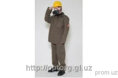 Костюм кислотозащитный суконный К-80 (Куртка и брюки)#1