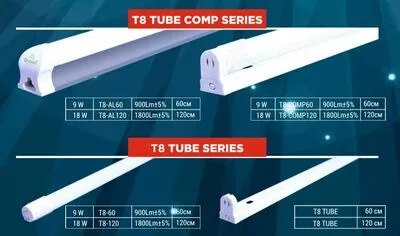 Корпус люминесцентных ламп T8-TUBE 120см#1