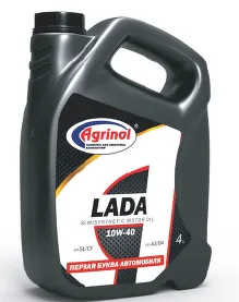 Моторное масло AGRINOL LADA 10W-40#1