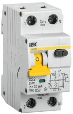 Автоматический выключатель дифференциального тока АВДТ34 C10-40 50мА ИЭК#1