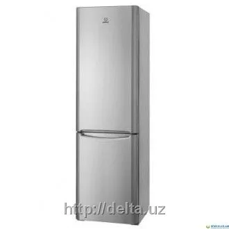 Холодильник "Indesit BIA" нержавейка#1