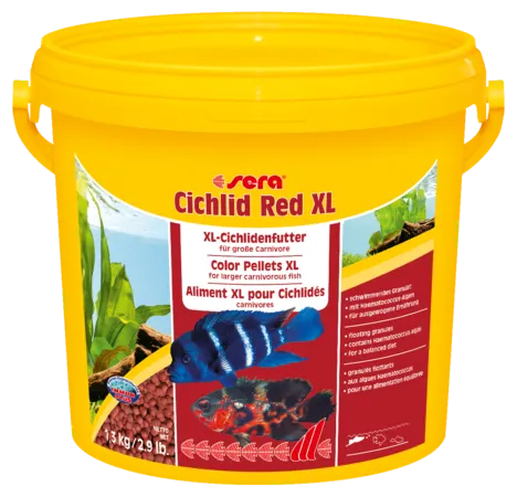Корм для аквариумных рыб cichlid red xl#1