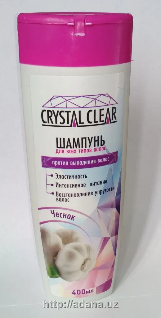 Шампунь "Crystal Clear" Чеснок 400 ml#1