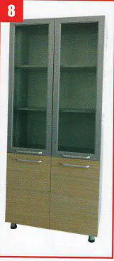 Шкаф со стеклянной дверью для препаратов из ЛДСП#1
