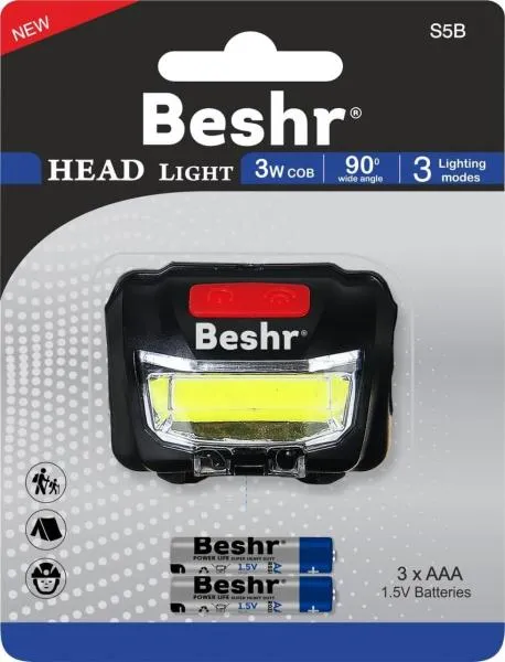 Налобный Фонарь HEADLIGHT S 58 3XAAA 1,5V  от BESHR#2