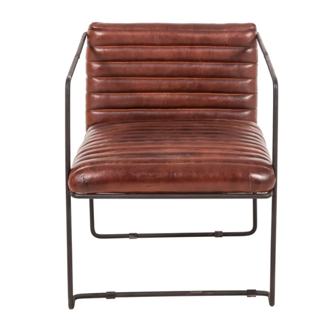 Кожаное кресло (коричневое)#2