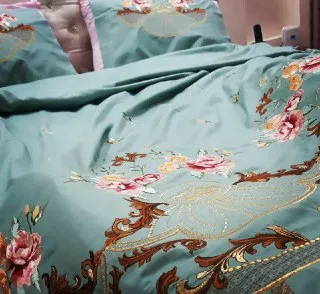 Профессиональная Вышивка на постельном белье от бренда RICOMA#6
