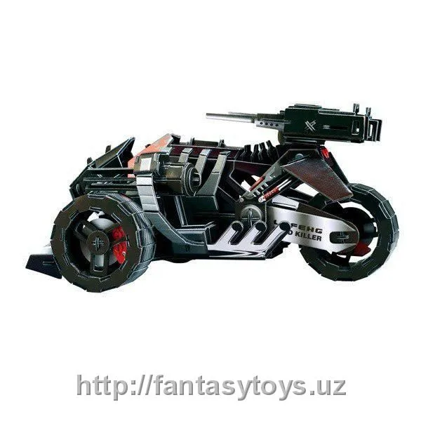Картонный 3D-пазл "Мотоцикл будущего"#2