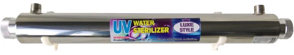 Ультрафиолетовая лампа для дезинфекции воды LUXE STYLE 25W 1⁄2'' IN-OUT,1,1 t/h max#1