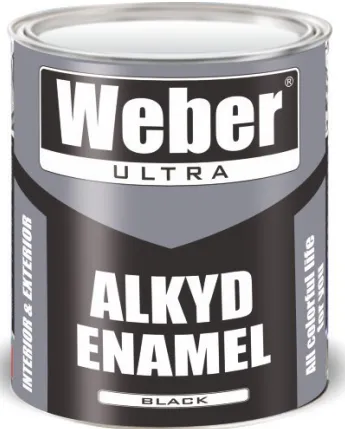 Эмаль ALKID ENAMEL BLACK (глянцевая) 2,7 кг#1