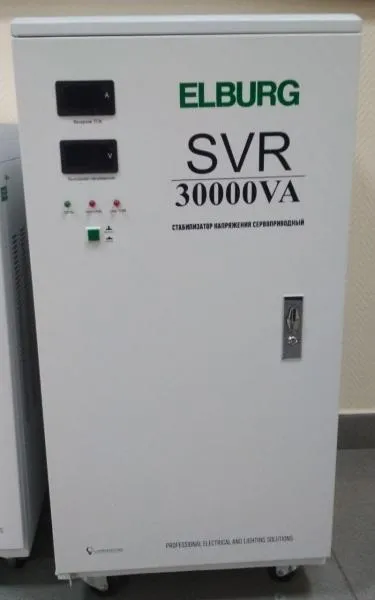 Стабилизаторы напряжения латерные сервоприводные 1-р,SVR-30000ВА ELBURG#2