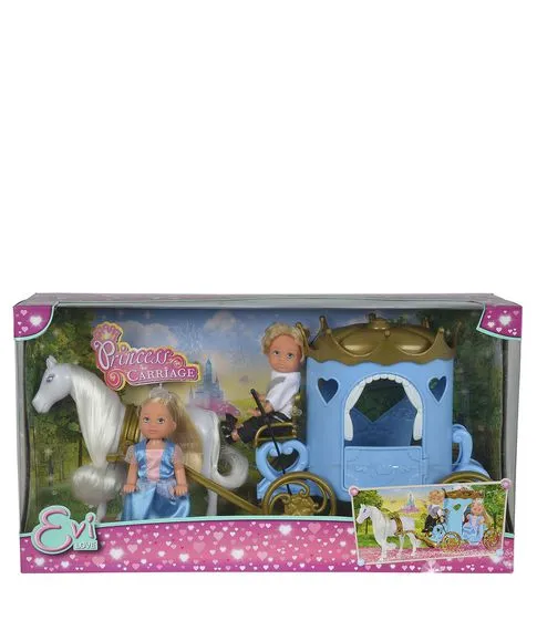 Кукольный набор Эви и Тимми Карета принцессы с конем Simba#2