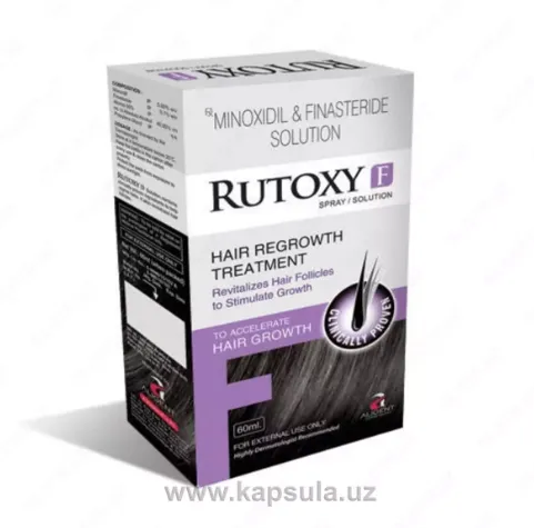 Средство для волос Rutoxy-F Minoxidil With Finasteride Minoxidil and Finasteride#1