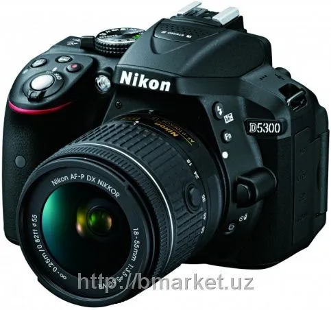 Nikon D5300 Kit 18-55 VR AF-P (черный)#1