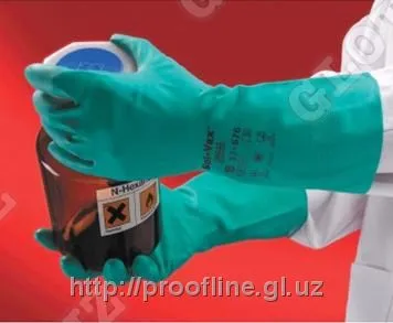 Перчатки резиновые технические химически стойкие "SOL-VEX" 37-676.#1