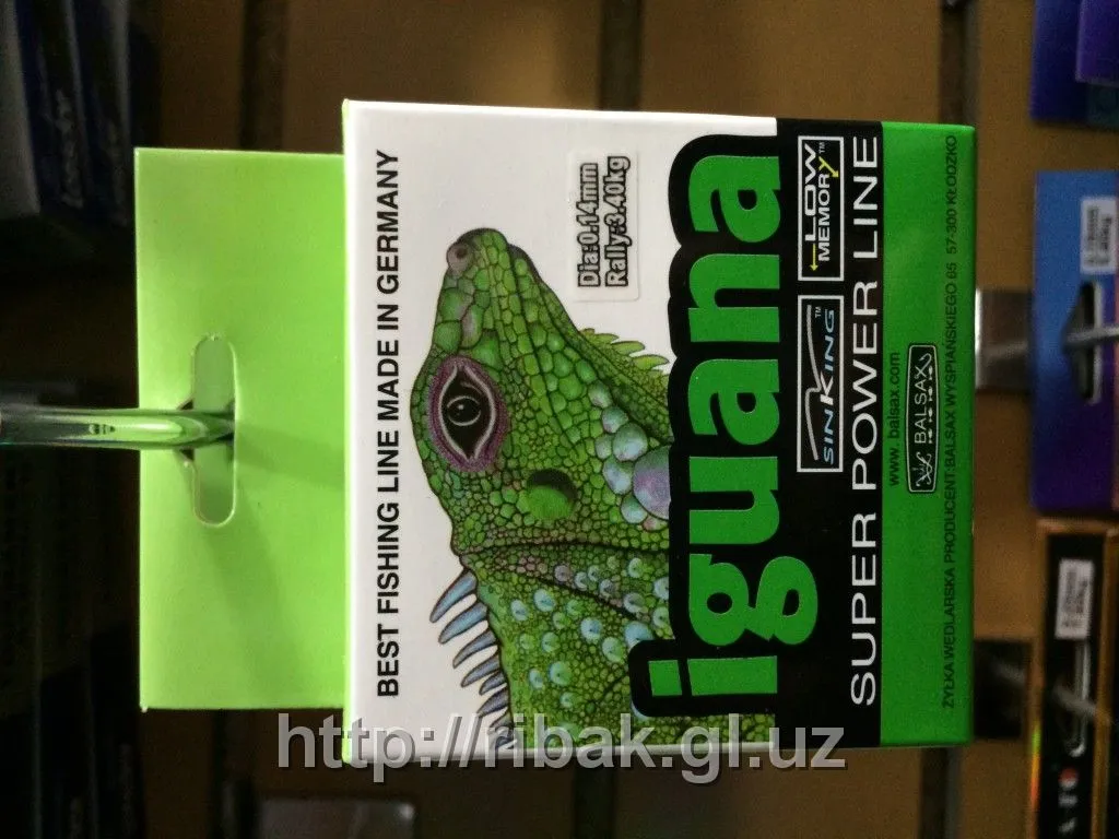 Леска iguana на поводок 0.14mm#1