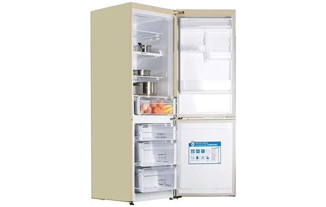 Холодильник Samsung  RB37J5461EF/WT, золотистый#3