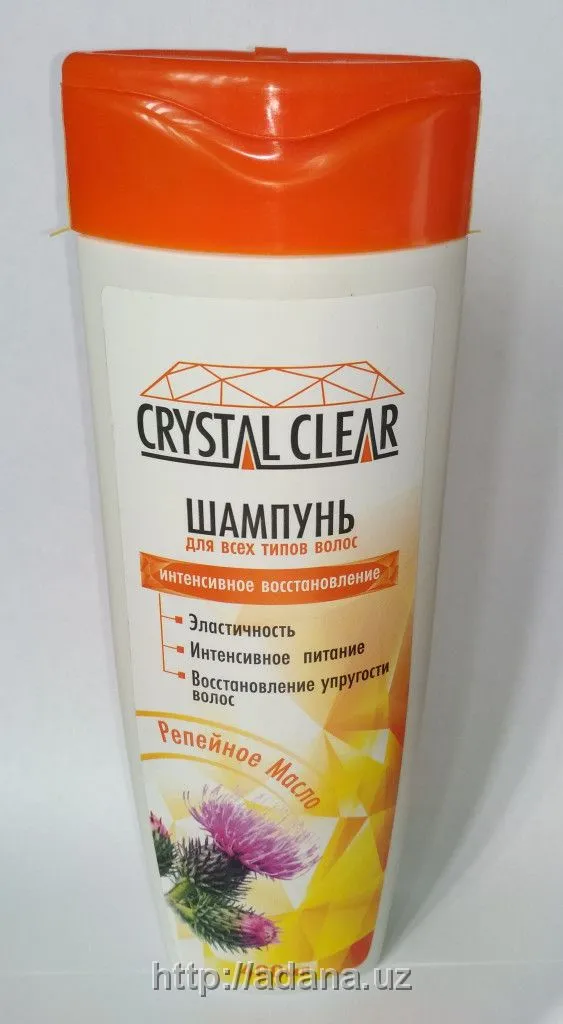 Шампунь"Crystal Clear"  Репейное масло 400 ml#1