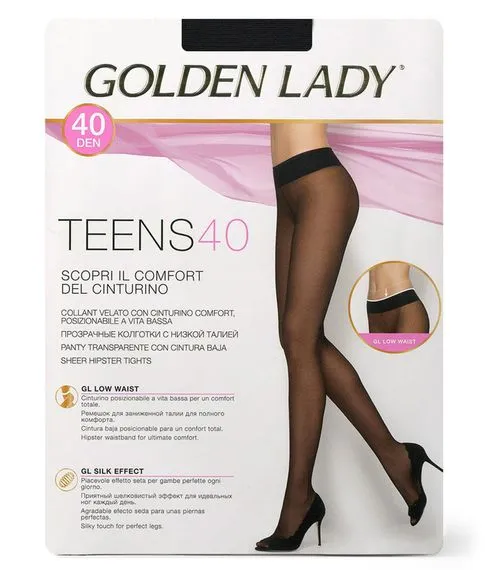 Колготки женcкие Golden Lady Teens Nero, 40 ден#1