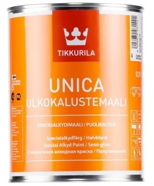 UNICA A Tikkurila полуглянцевая краска 0,9 Л#1