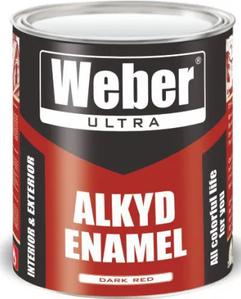 Эмаль ALKID ENAMEL DARK RED (глянцевая) 2,7 кг#1