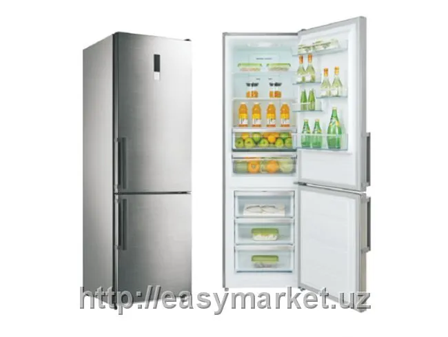 Холодильник Midea HD-400RWE1N(STD) Стальной#1
