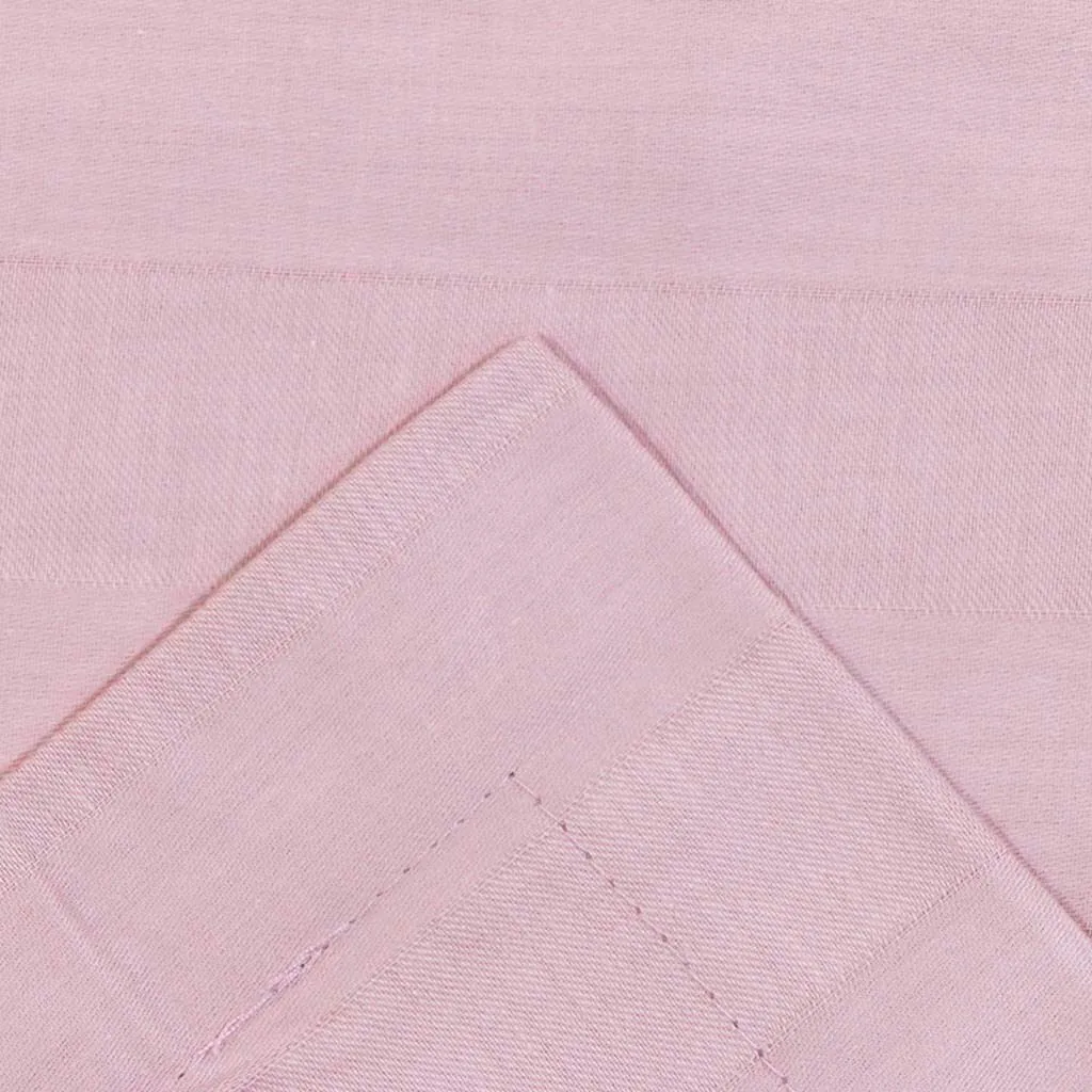 Комплект постельного белья, страйп-сатин, розовый#4
