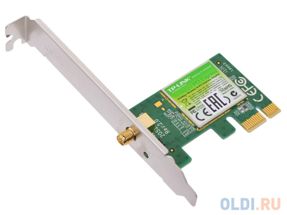 WiFi адаптер TL-WN781ND Wireless N PCI Express Adapter, Atheros, 1T1R, 2.4GHz, compatible with 802.11n/g/b, 1 detachable antenna#2