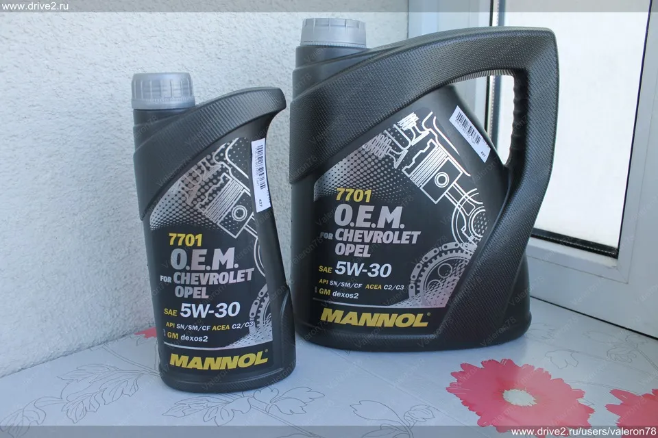 Моторное масло Mannol 7701 O.E.M.for Chevrolet Opel 5W-30 GM dexos2 4л#3