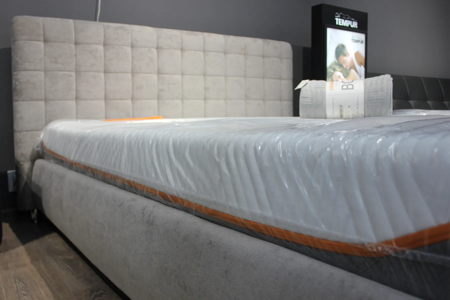 Двуспальная кровать "Corso-3" лофти серый#4