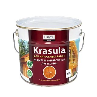 Защитно-декоративный состав «Krasula для древесины тика»#5
