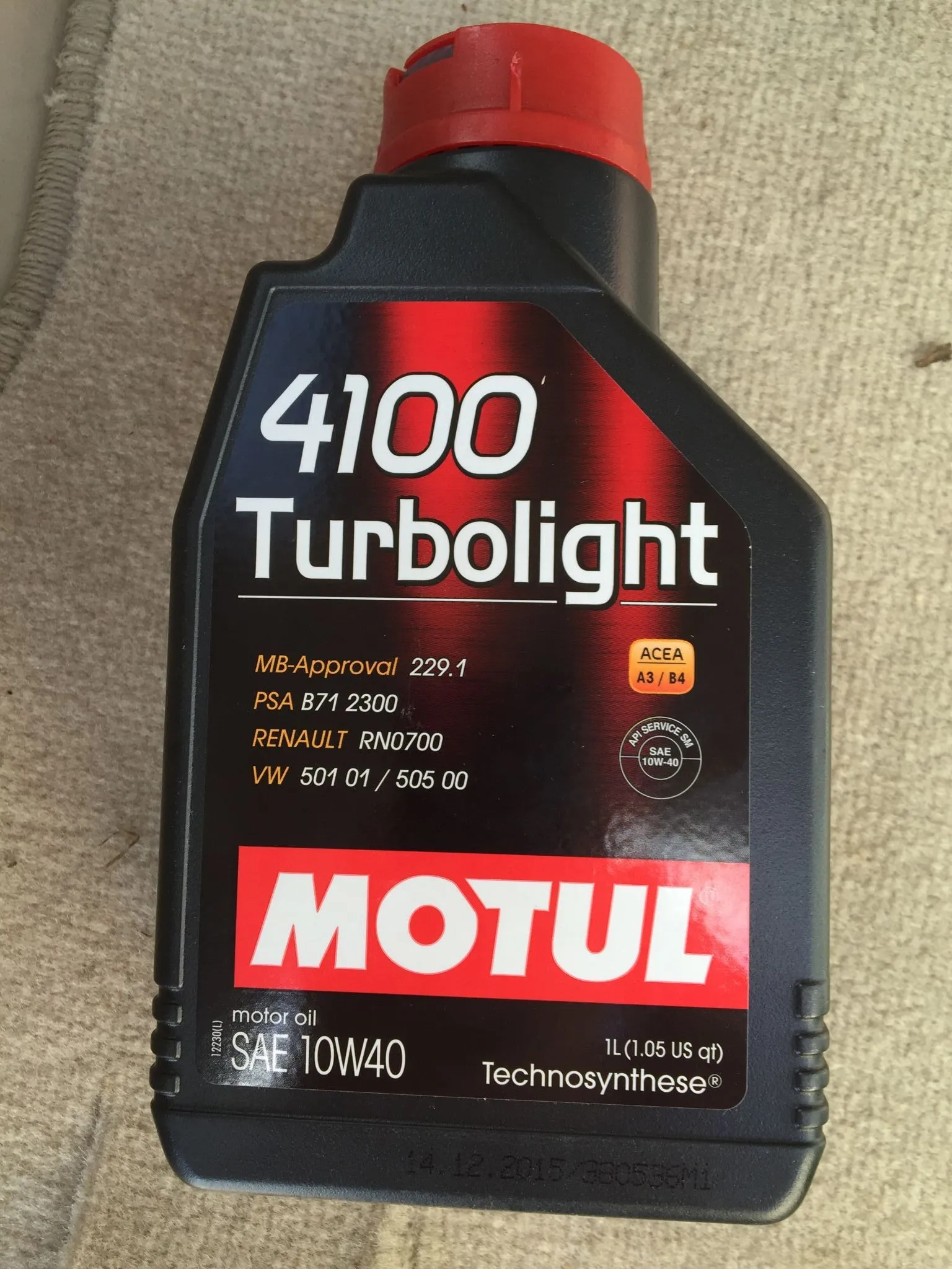 4100 Turbolight 10W-40 1 литр#4