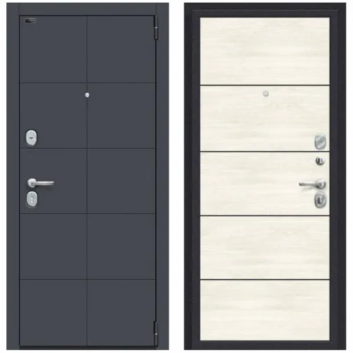 Входная дверь Porta S 10.П50 Graphite Pro/Nordic Oak#1