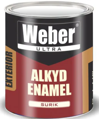 Эмаль ALKID ENAMEL SURIK (глянцевая) красно-коричневая 3 кг#1