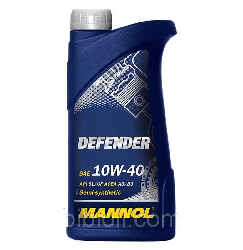 Моторное масло Mannol STAHLSYNT DEFENDER 10w40   API SL/CF 1л#2