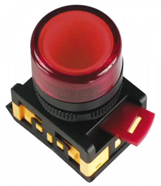 Кнопка ABLF-22 красный d22мм неон IEK#1