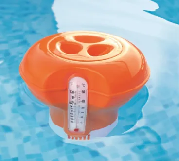 Поплавок-дозатор хлора для бассейна с термометром (оранжевый), Bestway 58209#1