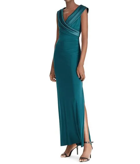 Платье Ralph Lauren (длинное, голубое)#1