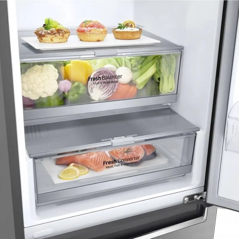 Холодильник LG GC-B459SMDZ, серый#3