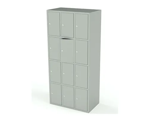 Шкаф металлический специальный из 12- ти ячеек - ShKF 190-90-45#1