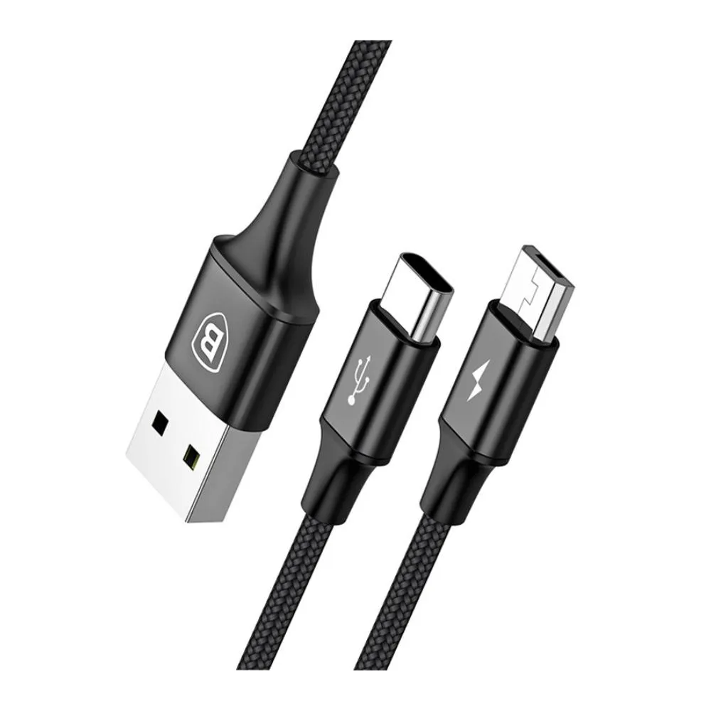 Кабель Baseus Rapid Series 2-in-1 USB#2