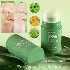 Green Mask Stick / Очищающая глиняная маска для лица в стике#2