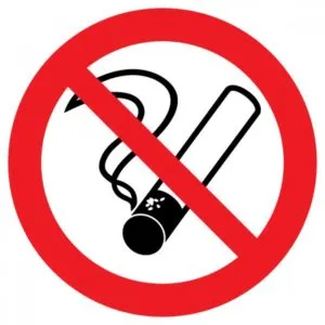 Наклейка «Запрещается курить» EKF PROxima#1