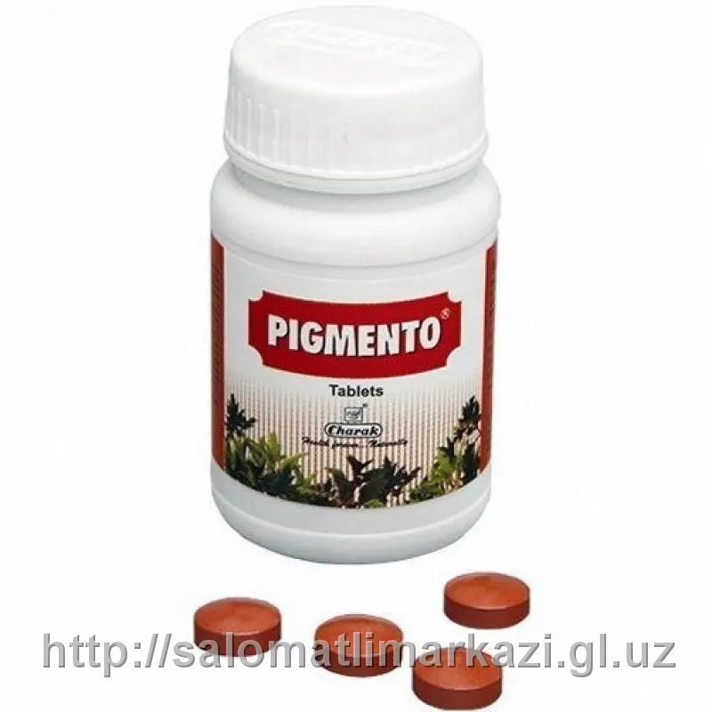 Таблетки от пигментных пятен Пигменто (Pigmento) Charak#1
