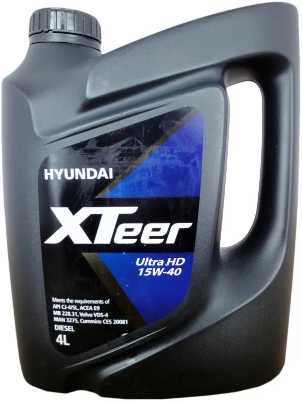 Масла для грузовых автомобилей Hyundai X-Teer HD 7000 15W-40 Synthetic 4L для сверхмощных дизельных двигателей#2
