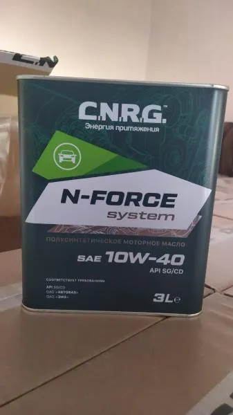 C.N.R.G. N-FORCE SYSTEM 10W40 SG/CD моторное масло (3)#1