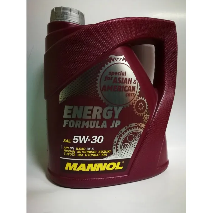 Моторное масло Mannol ENERGY FORMULA JP  5w30 GM dexos I  API SN   4 л#3