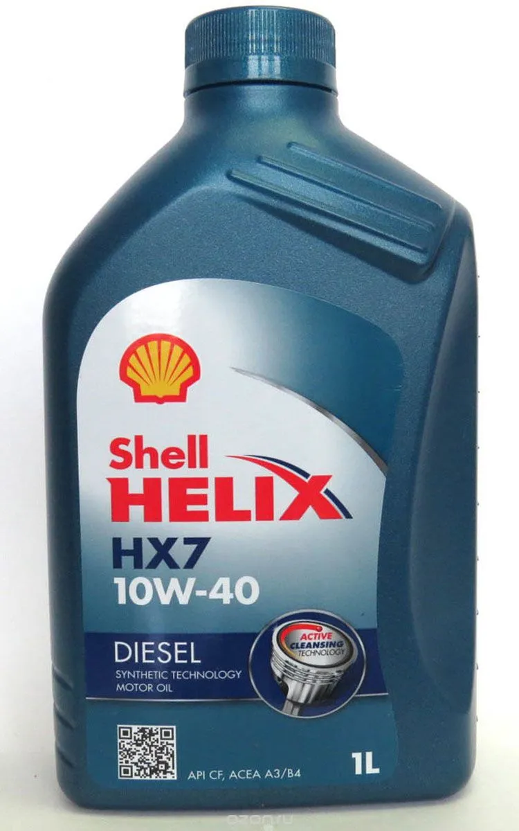 Моторное масло Shell Helix HX7 10W-40 4L#4
