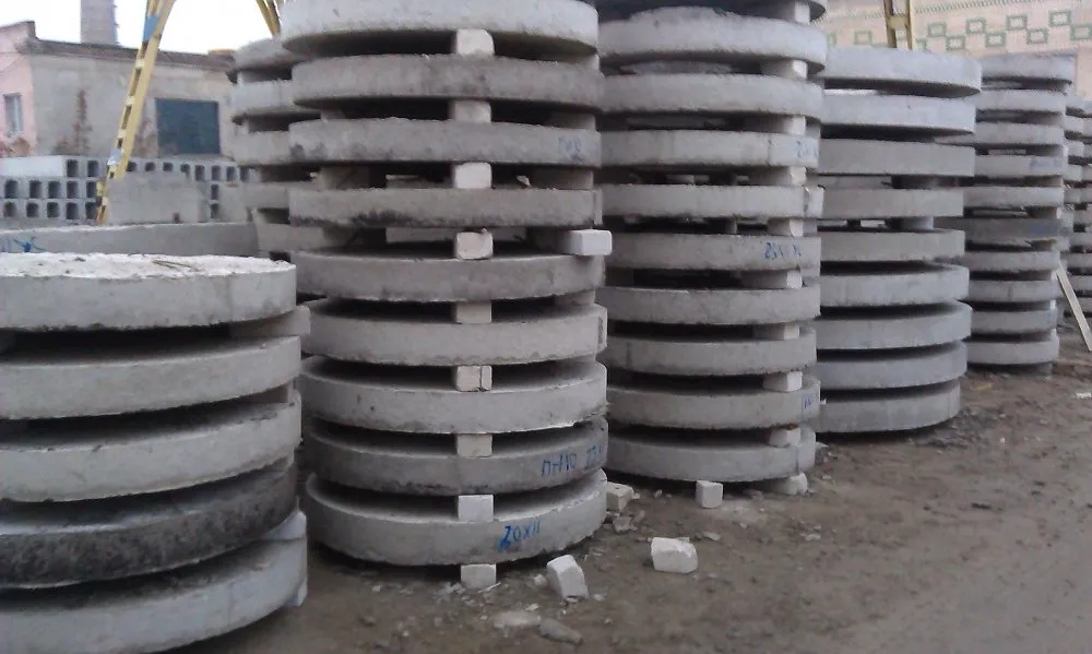 Плиты перекрытия для колец водопроводных и канализационных сетей#3