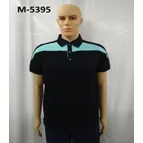 Мужская рубашка поло комбинированная, модель M5395#1